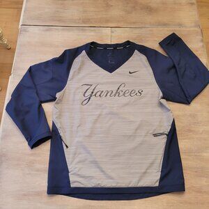 New York Yankees Nike Dri-Fit Performance Pullover MLB Official Men's Large EUC